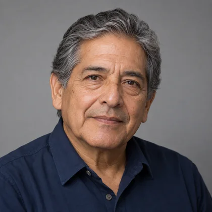 Retrato de Leonardo Salazar Quispe